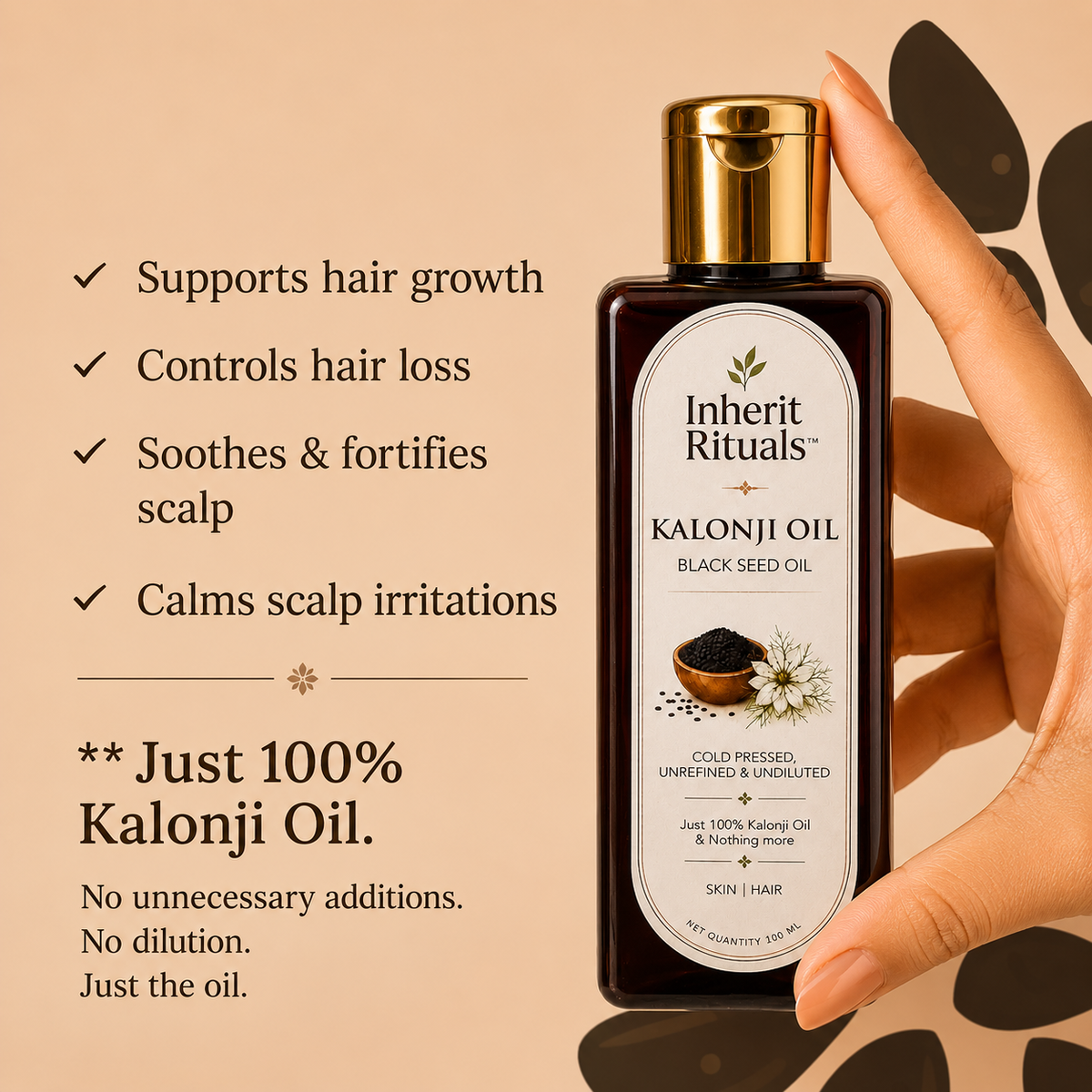 Kalonji Oil [Cold Pressed Black Seed Oil, Kalonji Ka Tel]